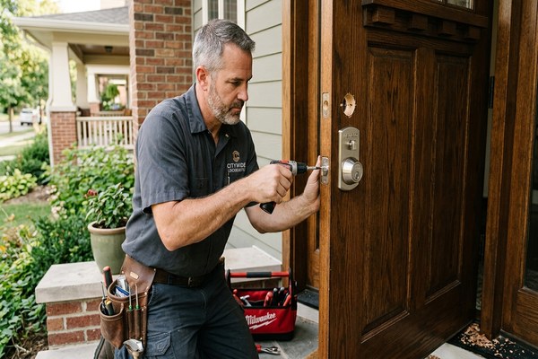 Deadbolt upgrade installation — comparing Grade 1 vs Grade 3 hardware